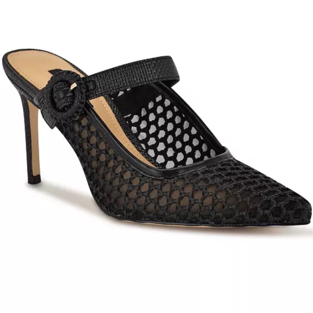 *Brand New* Nine West Women's Rondel Buckle Strap Slip-On Pumps